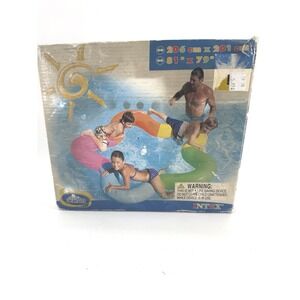 The Wet Set 2006 Intex Star Float 81"x 79"‎ RARE Large multicolor